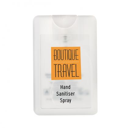 Credit Card Hand Sanitiser Spray, 20ml
