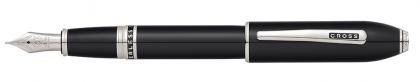 CROSS Peerless 125 Obsidian Black Lacquer Fountain Pen