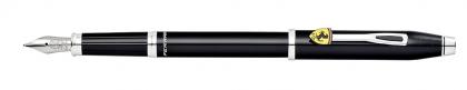 CROSS FERRARI CENTURY II BLACK MEDIUM FOUNTAIN PEN