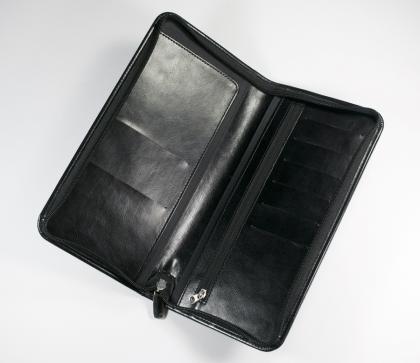 Darwin PU Zipped Travel Wallet