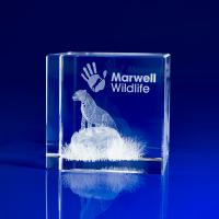 Crystal Glass Animal Award or Paperweight