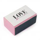 4 Sided Rectangle Shaped Pink Nail Buffer