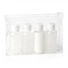 Travel Toiletry Gift Set in White  in a Bag