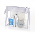 Wellness Set in a Clear PVC White Trim Bag