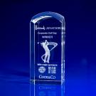 Crystal Glass Dome Tower Award or Trophy