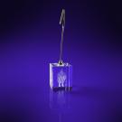 Crystal Glass Memo Clip Holder