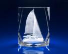 Crystal Glass Sailing Award, Trophy or Paperweight