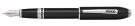 CROSS Peerless 125 Obsidian Black Lacquer Fountain Pen
