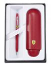 CROSS FERRARI CENTURY II RED ROLLER BALL PEN AND JOURNAL SET.