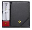 CROSS FERRARI CENTURY II BLACK BALL PEN WITH LEATHER FARRARI POUCH