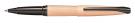 CROSS ATX BRUSHED ROSE GOLD ROLLING BALL PEN. Brushed Rose Gold PVD Ethched Diamond Parrern with Polished Black PVD Appointments.