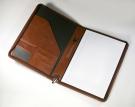 Eco Verde A4 Zipped Folder in Tan