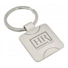 Delta Square Metal Keyring