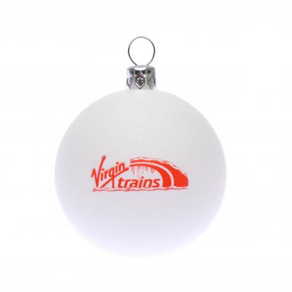 Shatterproof Bauble 60mm 2+ Colour  2 position print
