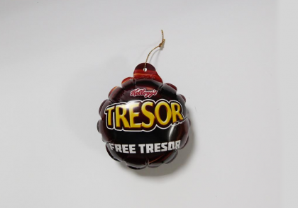 Happy Clappy Inflatable Bauble - Round