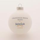 Shatterproof Bauble 100mm 1 Colour/Glitter print.