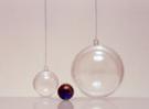 Perspex Round Bauble 80mm