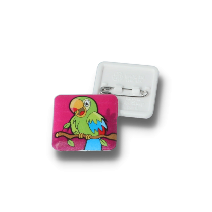 25mm Square Dbase Badge