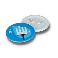 Recycled 45mm Circle Dbase Badge