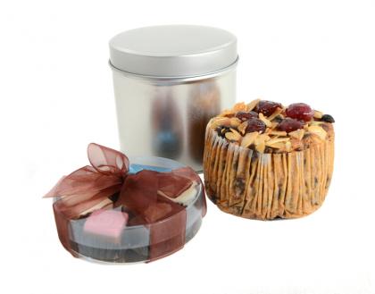 TARQUIN GENUINE TREAT SILVER GIFT TIN.