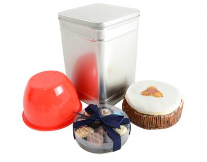 TARQUIN GENUINE TREAT SILVER GIFT TIN.