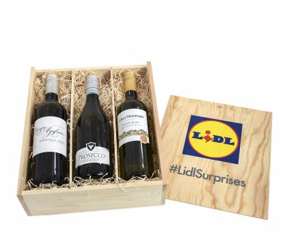 THREE-BOTTLE WINE CRATE