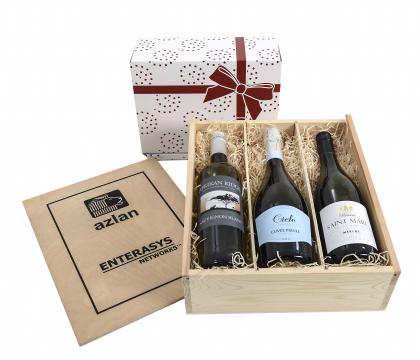 THREE-BOTTLE WINE CRATE