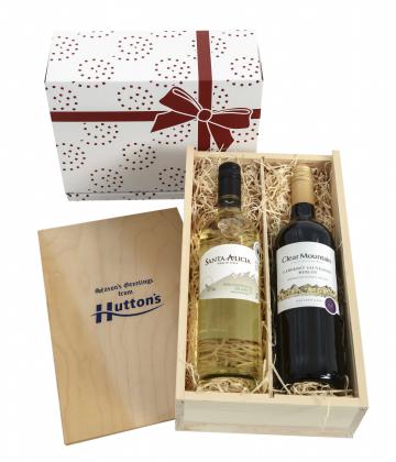 TWO-BOTTLE WINE GIFT BOX