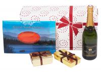 ‘PROSECCO’, SMOKED SALMON, CHOCOLATES & TRUFFLES GIFT BOX