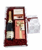 CHAMPAGNE, CHOCOLATES & TRUFFLES GIFT BOX