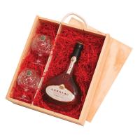 BRANDY GIFT BOX WITH CRYSTAL GLASSES