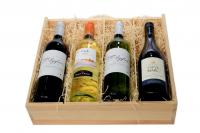 FOUR-BOTTLE WINE CRATE