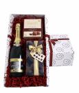 CHAMPAGNE, CHOCOLATES & TRUFFLES GIFT BOX