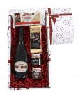 CHEDDAR CHEESE & WINE GIFT BOX
