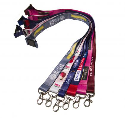 DYE SUBLIMATION HEAT TRANSFER PRINTED LANYARD