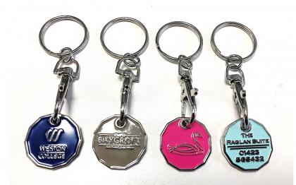 TROLLEY COIN KEYRING