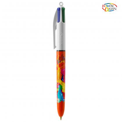 BIC&reg; 4 Colours Fine Digital Ballpen with lanyard