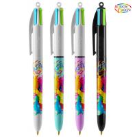 BIC® 4 Colours Fashion Digital Ballpen with lanyard