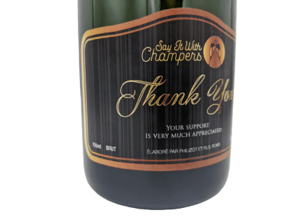 CORPORATE LOGO CHAMPAGNE GIFT 750ML