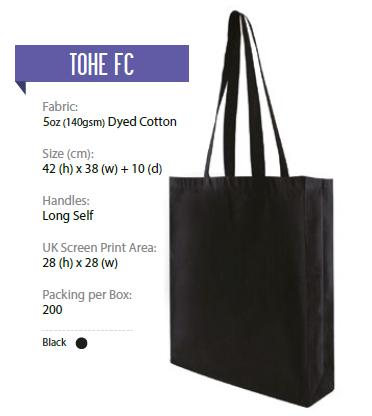 TOHE Cotton Shopper Bag