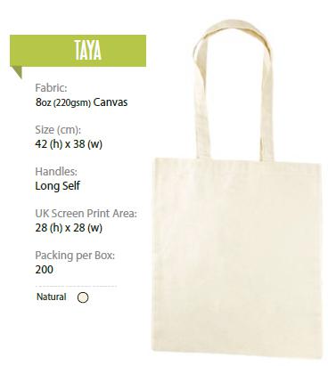 TAYA Canvas Shopper Bag