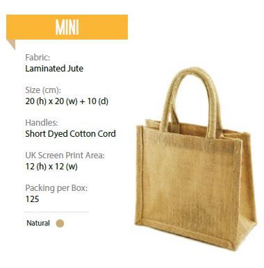 MINI Jute Jute Bag