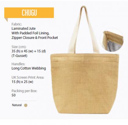 CHUGU Jute Cooler Bag