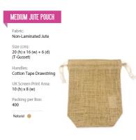 MEDIUM Jute Pouch