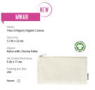 MWARI Organic Cotton Zipped Pouch