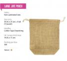 LARGE JUTE POUCH