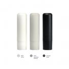 White Recycled Plastic Lip Balm Stick