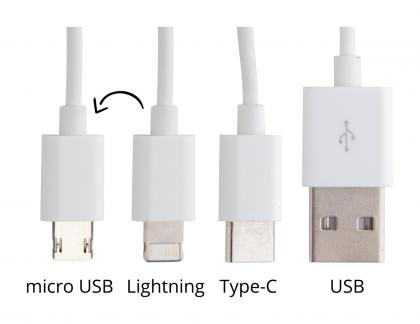 keyring USB charger cable