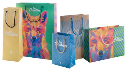 custom made paper shopping bag, small