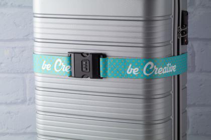 custom luggage belt